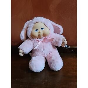 Vintage Kuddle Love Kids Pink Bunny 9 Inch Plush Toy